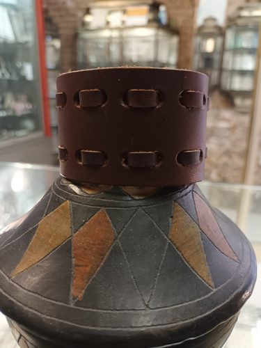 Bracelet brun en cuir bijouterie Toulon